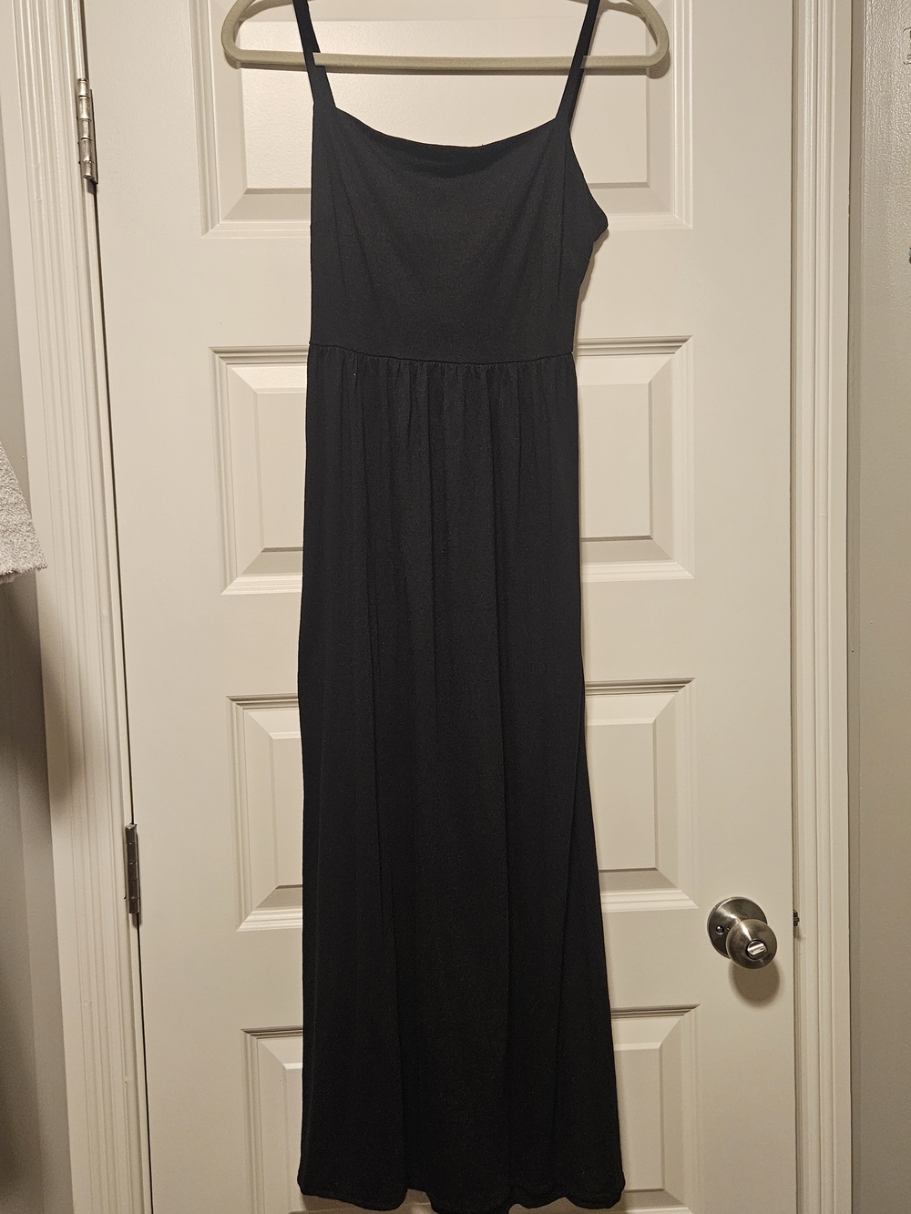 Michael Stars Black Spaghetti Strap Maxi Dress